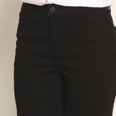 Imagen 2 del producto Jeans Recto Tiro Alto Push   In Push Up Pretina Basica Con Un Boton