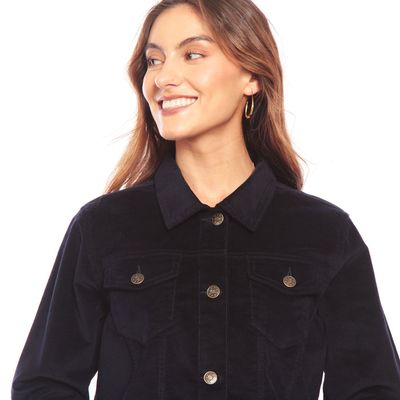 Imagen 2 del producto Chaqueta Manga Larga  Cotele Abotonda En Delantero Y Bolsillos