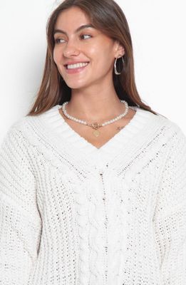 Imagen 2 del producto Sweater Chenille   Manga Larga Escote V