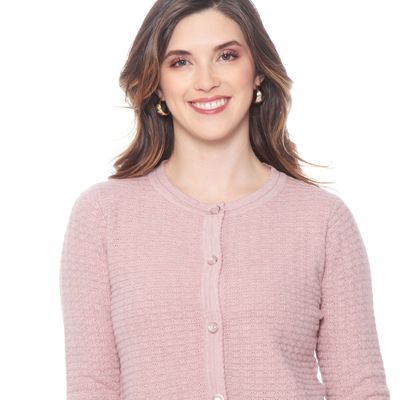 Imagen 2 del producto Chaleco Manga Larga Abotonada Escote Redondo