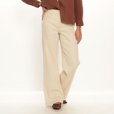 Imagen 2 del producto Jeans Recto Tiro Alto Pretina   Basica Un Boton