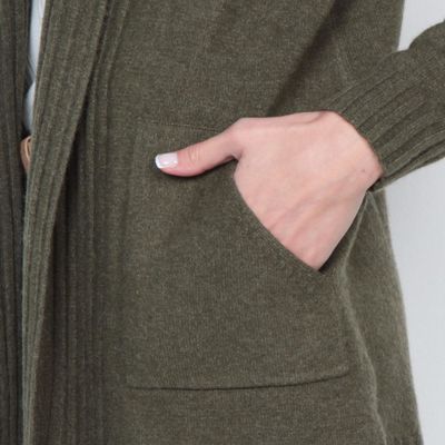 Imagen 2 del producto Chaleco Manga Larga  Con Capucha Y Bolsillos