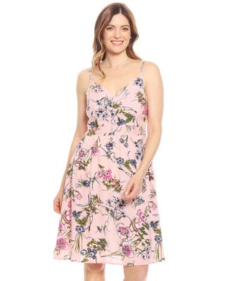 Vestido Sin Manga Pabilo Ajustable Escote Corazon