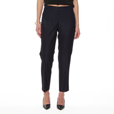 Pantalon Slim Tiro Alto Pretina Basica