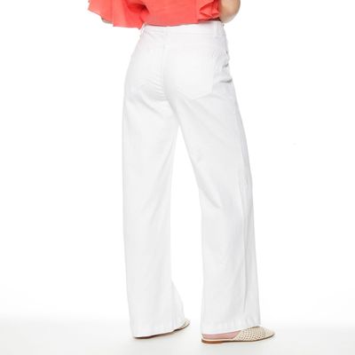 Imagen 2 del producto Jeans Pretina Basica 1 Boton Wide Leg Tiro Alto