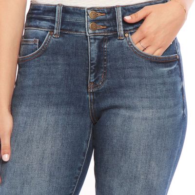 Imagen 2 del producto Jeans Recto Tiro Alto Pretina 2   Botones