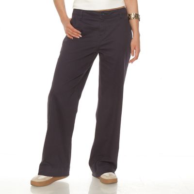 Pantalon Wide Leg Tiro Alto Pretina Basica 1 Boton Bolsillo Argentina