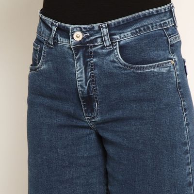 Imagen 2 del producto Bermuda Jort Denim Tiro Alto Pretina Basica 1 Boton