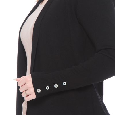 Imagen 2 del producto Chaleco Manga Larga Solido Con Botones En Las Mangas