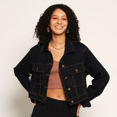 Imagen 2 del producto Chaqueta Manga Larga Denim   Con Bolsillos