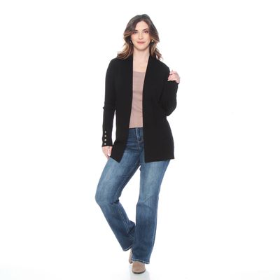 Imagen 2 del producto Chaleco Manga Larga  Con Botones En Las Mangas