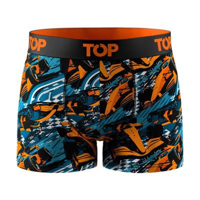 Imagen 2 del producto Bóxer Medio Niño Algodón Pack 4 Motores C1 TOP