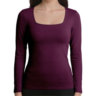 Imagen 2 del producto Camiseta Panty Manga Larga Mujer C2 Escote cuadrado TOP