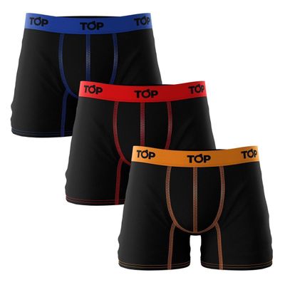 Imagen 1 del producto Bóxer Medio Algodón Pack 3 C18 TOP