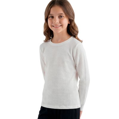 Imagen 2 del producto Camisetas Blancas Pack 2 Manga Larga Niña C1 TOP