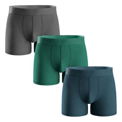 BOXER MEDIO ALGODON PACK 3 C25 TOP