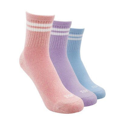 CALCETINES MUJER DEPORTIVOS MEDIA CAÑA PACK 3 C3 TOP