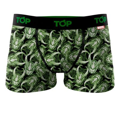 Imagen 2 del producto Bóxer Niño Algodón Marvel Pack 4 C7 Loki Top