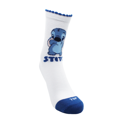 Imagen 2 del producto CALCETINES LARGOS MUJER ALGODÓN PACK 2 STITCH C2 TOP