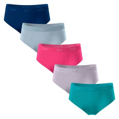 Imagen 1 del producto Calzón Pantaletas NIÑA Algodón Pack 5 C1 Top