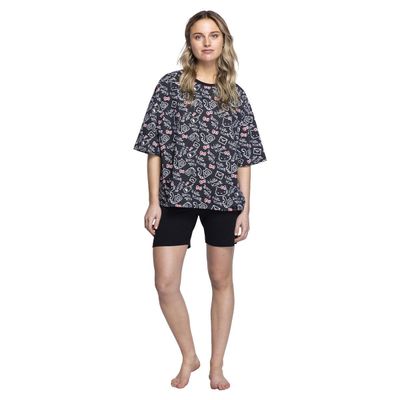 PIJAMA VERANO MUJER ALGODÓN HELLO KITTY C3 TOP