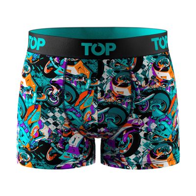 Imagen 2 del producto Bóxer Medio Niño Algodón Pack 4 Motores C2 TOP