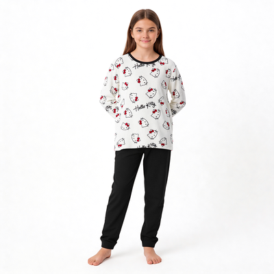 Imagen 1 del producto Pijama Largo Niña Micropolar Invierno Hello Kitty C1 TOP