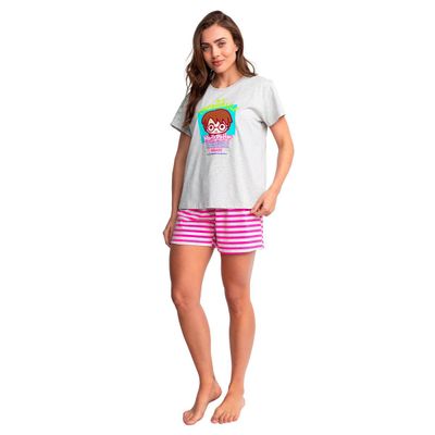 Pijama Mujer Verano Algodón Harry Potter C4 Top