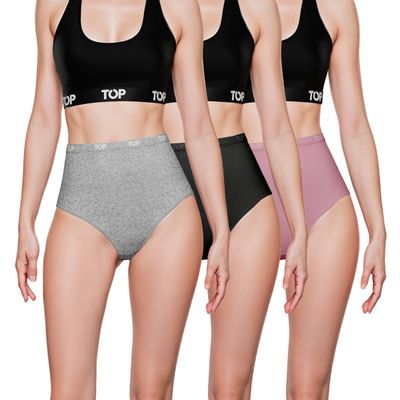Calzón Maxi Algodón Pack 3 C3 Top