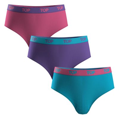 CALZÓN PANTALETAS NIÑA ALGODÓN PACK 3 C6 TOP