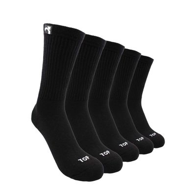 Calcetines Deportivos MUJER Largos Negros Pack 5