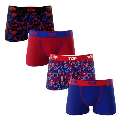 Bóxer Niño Algodón Universidad de Chile Pack 4 C3 Top