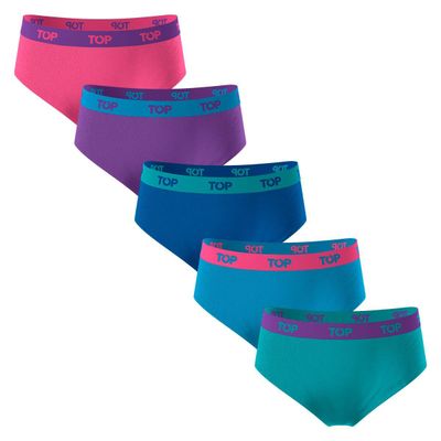 Calzón Pantaletas NIÑA Algodón Pack 5 C2 Top