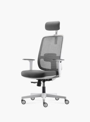 Imagen 2 del producto Silla Oficina Lotto con cabecero Gris Claro