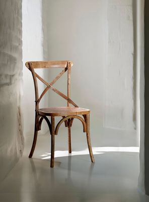 Imagen 2 del producto Silla Madera Tradition Junco Olmo Envejecido