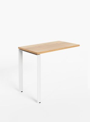 Lateral para Escritorio Space 50x90 Natura/Blanco