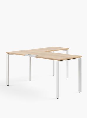 Imagen 2 del producto Lateral para Escritorio Space 50x90 Natura/Blanco