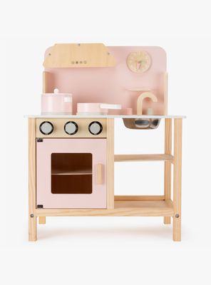 Cocina Infantil de Madera Maia Rosado