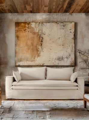 Imagen 2 del producto Sofá 3 Cuerpos Luciano Crudo