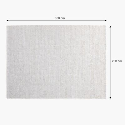 Alfombra Lana Cejar 250x350 Crudo