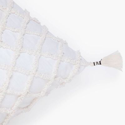 Imagen 2 del producto Funda Cojin algodón Royal 60x30 Blanco