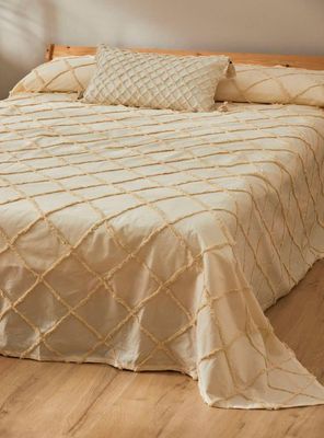Imagen 2 del producto Cubrecama Royal2 240x260 Crudo (cama 2 plazas o Queen)