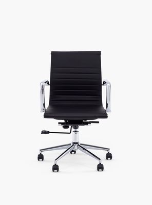 Silla oficina Bishop Media Negro