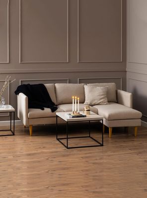 Imagen 2 del producto Seccional 2 Cuerpos Molly izq/der Crudo