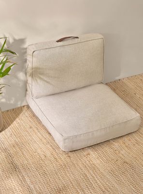 Imagen 2 del producto Funda Cojín Trichi  60x40 Gris