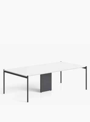 Imagen 2 del producto Mesa Oficina Reunión Astro 200x108 Blanco/Gris