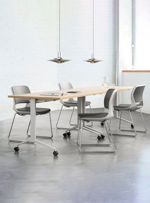 Imagen 2 del producto Escritorio Space Plegable 120x60 Natura/Blanco