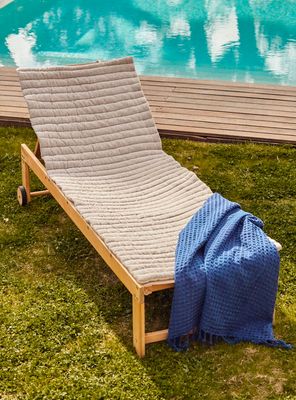 Imagen 2 del producto Cojín de Reposera Bari Azul 60x175x2