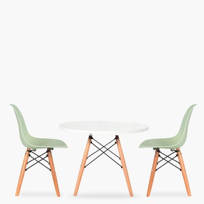 Pack Kids 1 Mesa 2 Sillas DSW Menta