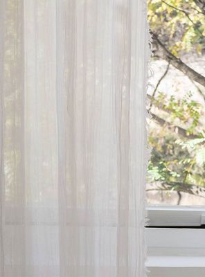 Imagen 2 del producto Cortina algodón Fray 140x280 Blanco